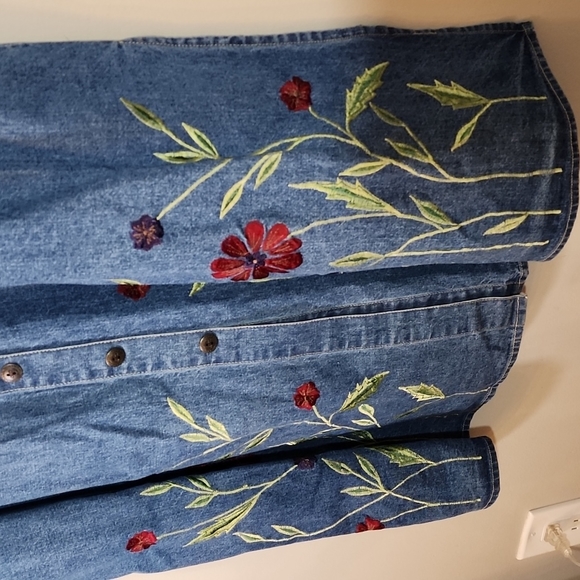 D.D. designs Jean Overall Dress - Picture 2 of 7